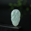 缅甸天然糯冰种淡晴水翡翠大业有成吊坠-红掌柜