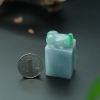 糯种翡翠貔貅印章-红掌柜