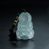 缅甸天然糯冰种翡翠吊坠-红掌柜