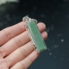 缅甸天然糯冰种浅绿翡翠吊坠-红掌柜