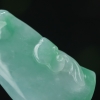 缅甸天然糯种飘翠翡翠吊坠-红掌柜