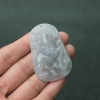 糯冰种翡翠午马吊坠-红掌柜
