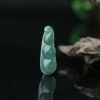 糯冰种翡翠福豆吊坠-红掌柜