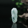 糯冰种翡翠大业有成吊坠-红掌柜