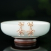 18K冰种翡翠冰花耳坠-红掌柜