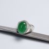 翠色翡翠戒面 - 红掌柜珠宝