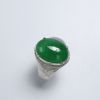 A货翡翠戒面 - 红掌柜珠宝