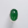 A货翡翠戒面 - 红掌柜珠宝