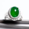 翠色翡翠戒面 - 红掌柜珠宝