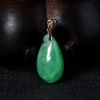 糯种翡翠翠绿福瓜吊坠-红掌柜