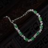 冰种满绿翡翠手链-红掌柜