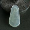 缅甸A货天然冰种翡翠吊坠 - 红掌柜