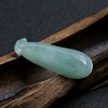 缅甸A货天然翡翠福瓜挂件 - 红掌柜