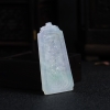 糯冰种翡翠修行吊牌-红掌柜