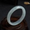 A货天然糯冰种晴水底飘翠翡翠贵妃镯 - 红掌柜