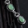 缅甸天然银镶糯种翡翠手链-红掌柜