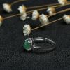冰糯种翠绿翡翠戒指-红掌柜