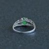 18K金镶缅甸天然糯豆种翡翠戒指-红掌柜