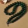 翡翠圆珠塔链-红掌柜