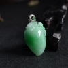 带翠翡翠桃子挂件-红掌柜