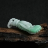 糯种飘绿花翡翠佛手-红掌柜