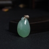 缅甸天然冰糯种浅绿翡翠福瓜吊坠-红掌柜