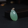 缅甸冰糯种浅绿翡翠福瓜吊坠-红掌柜