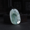 缅甸冰种飘花翡翠节节高升吊坠-红掌柜