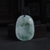 缅甸天然飘花翡翠节节高升吊坠-红掌柜