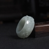 糯种浅绿翡翠扳指-红掌柜