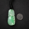 天然糯种浅绿翡翠福寿如意吊坠-红掌柜