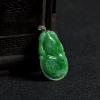 翠绿翡翠葫芦吊坠-红掌柜
