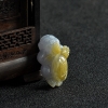缅甸糯种俏色翡翠童趣吊坠-红掌柜