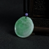 糯种浅绿翡翠如意平安吊坠-红掌柜