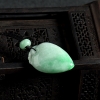 缅甸天然糯种翡翠福瓜吊坠-红掌柜