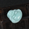 糯种浅绿翡翠弥勒佛-红掌柜