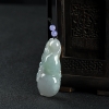 糯种翡翠福寿如意吊坠-红掌柜