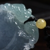 缅甸天然冰糯种春色翡翠挂件 - 红掌柜
