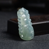 天然冰糯种翡翠竹节挂件 - 红掌柜