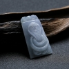糯种紫罗兰翡翠生肖蛇挂件 - 红掌柜