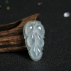 冰糯种飘花翡翠金枝玉叶吊坠-红掌柜