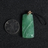 糯冰种翠绿翡翠吊坠 - 红掌柜