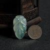天然糯种飘花翡翠金枝玉叶吊坠-红掌柜