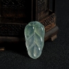 飘花翡翠金枝玉叶吊坠-红掌柜