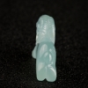 缅甸天然糯冰种翡翠未羊吊坠-红掌柜