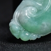 缅甸天然糯种苹果绿翡翠吊坠-红掌柜