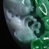 糯种翠绿翡翠年年有余-红掌柜