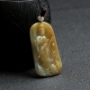 天然糯种黄翡观音挂件-红掌柜