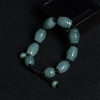天然糯种蓝绿翡翠回纹手串-红掌柜