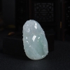 缅甸糯种浅绿翡翠福禄吊坠-红掌柜